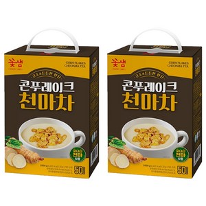 꽃샘 콘푸레이크 천마차, 20g, 50개입, 2개