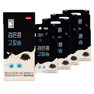 완전두유 검은콩 고칼슘, 190ml, 128개