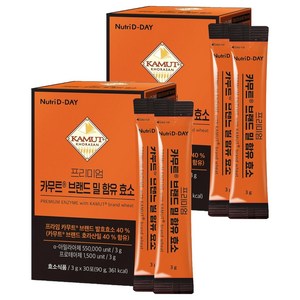 뉴트리디데이 프리미엄 카무트 브랜드 밀 효소, 90g, 2개