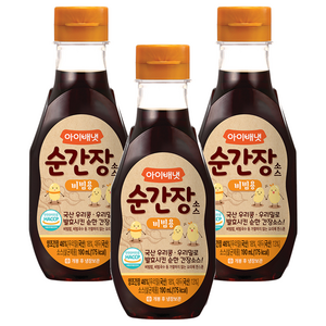 아이배냇 순간장 소스, 비빔용, 190ml, 3개