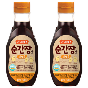 아이배냇 순간장 소스, 비빔용, 190ml, 2개
