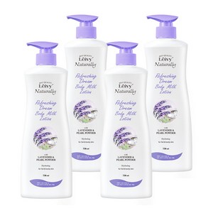 레이비 바디로션 라벤더 바닐라향, 750ml, 4개