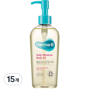 더마비 데일리 모이스처 바디오일 프레쉬 피치향, 200ml, 15개