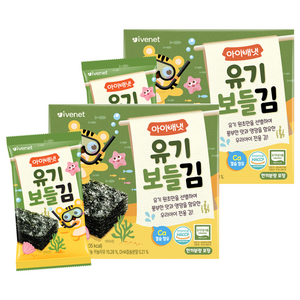 아이배냇 유기농 보들김, 김맛, 20g, 2개