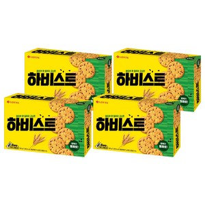 롯데웰푸드 하비스트 오리지널 과자, 4개, 300g