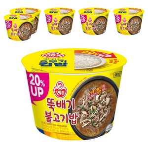 오뚜기 뚝배기 불고기밥 증량, 320g, 6개
