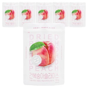 애드웰스 건복숭아 슬라이스, 150g, 6개