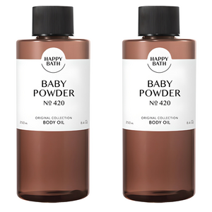 해피바스 오리지널 컬렉션 바디오일 베이비파우더, 250ml, 2개