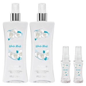 바디판타지 프레시 화이트 머스크 프레그런스 바디미스트 236ml + 29ml, 2세트