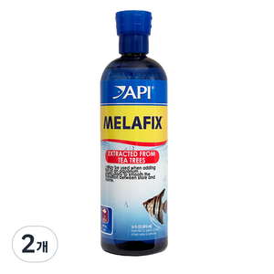 에이피아이 멜라픽스 수족관용 수질개선제, 473ml, 2개