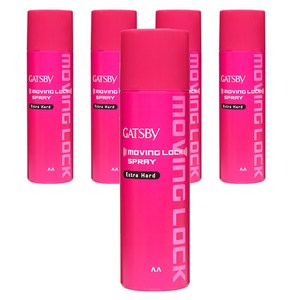 갸스비 무빙 락 엑스트라 하드 스프레이, 230ml, 5개