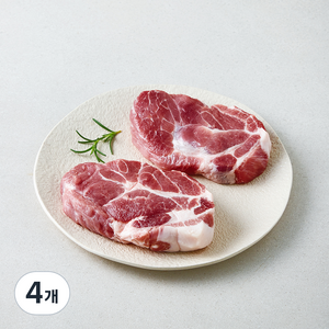 하이포크 마이야르 한돈 뚱뚱한 목심 (냉장), 4개, 500g