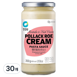 청정원 명란크림 파스타 소스, 350g, 30개
