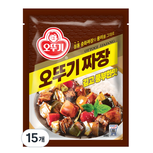 오뚜기 짜장 깊고 풍부한맛 과립형, 1kg, 15개
