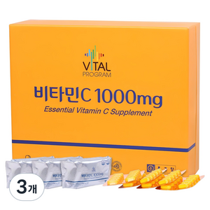 바이탈프로그램 정품 비타민C 1000mg, 600정, 3개