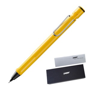 LAMY 사파리 샤프 옐로우 + 하드케이스 + 리플렛, 0.5mm, 1개