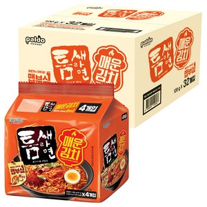 틈새라면 매운김치 120g, 32개