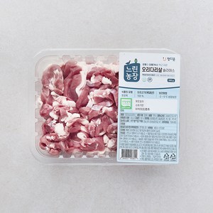 느린농장 무항생제 인증 정다운 오리 다리살 슬라이스 (냉장), 1개, 500g 골드박스 특가