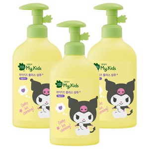 그린핑거 산리오 마이키즈 플러스 샴푸 복숭아향, 320ml, 3개