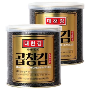 대천김 곱창김 캔, 30g, 2개