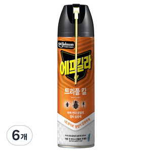 에프킬라 바퀴 스프레이 맥스 트리플킬, 500ml, 6개
