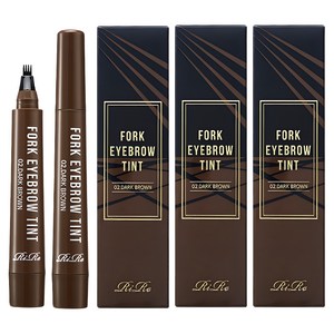 리르 포크 아이브로우 틴트 2g, 02다크브라운, 3개