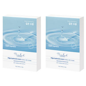 더랩바이블랑두 올리고 히알루론산 워터리 스킨 마스크 250g, 10개입, 2개