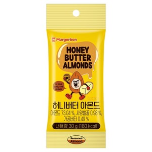 머거본 허니버터 아몬드, 30g, 1개