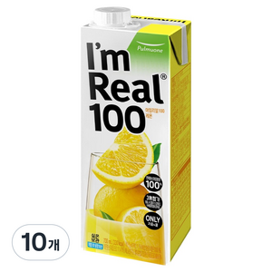 아임리얼 100 레몬, 10개, 730ml