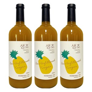 생생초 생초 파인애플 음용식초, 1L, 3개