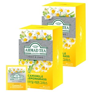 아마드티 캐모마일 레몬그라스 허브차, 1.5g, 20개입, 2개