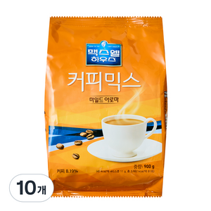 맥스웰하우스 자판기용 마일드 아로마 커피믹스, 900g, 1개입, 10개