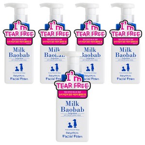 밀크바오밥 베이비앤키즈 페이셜 폼, 300ml, 5개