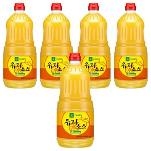 이엔푸드 유자소스, 1.8L, 5개