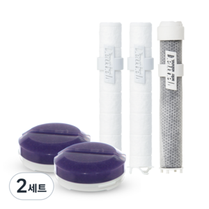 듀벨 와이즈아이 아이 비타민용 필터 2p + 세디필터 2p + 카본필터 리필세트, 2세트, 라벤더