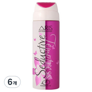 아리스 데오 바디 스프레이 세덕티브 템트리스, 6개, 200ml