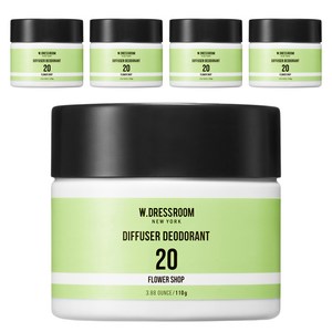더블유드레스룸 퍼퓸 탈취제 20번 플라워샵 본품, 110g, 5개