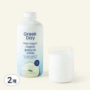 그릭데이 플레인요거트 오리지널, 900ml, 2개