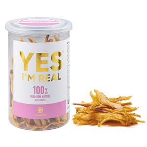 골드로니 강아지 예스아임리얼 프리미엄 저온건조 간식, 무염 북어채, 50g, 1개