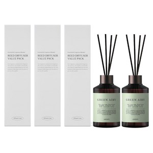 에이센트 퍼퓸드 디퓨저, 그린에어리, 200ml, 6개
