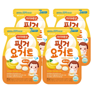 아이배냇 핑거 요거트, 바나나, 20g, 4개