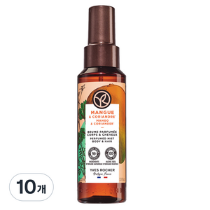 이브로쉐 퍼퓸드 바디 & 헤어 미스트 망고 코리안더향, 100ml, 10개