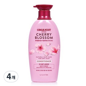오가니스트 체리블라썸 수분 영양 컨디셔너, 4개, 500ml