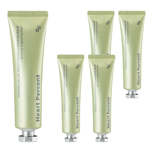 [비건뷰티] 하트퍼센트 콤마스 온 라이프 브라이트닝 클렌징 밤, 80ml, 5개