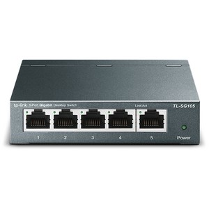 티피링크 5포트 데스크탑 스위칭허브, TL-SG105, 1개