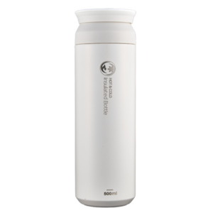 리벤스 이중 보온보냉 투웨이 스텐 보틀 텀블러, 화이트, 500ml, 1개