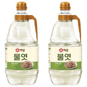 백설 CJ제일제당 물엿, 2개, 2.45kg