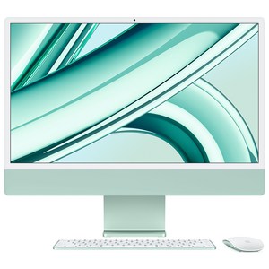 Apple 2023 아이맥 24 M3, 그린, 8GB, 512GB, MAC OS, MQRP3KH/A