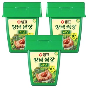 샘표 저당 양념쌈장, 3개, 500g