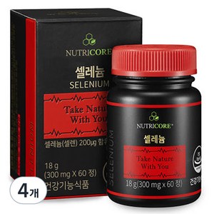 뉴트리코어 셀레늄, 4개, 18g